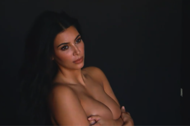 Kim Kardashian Topless